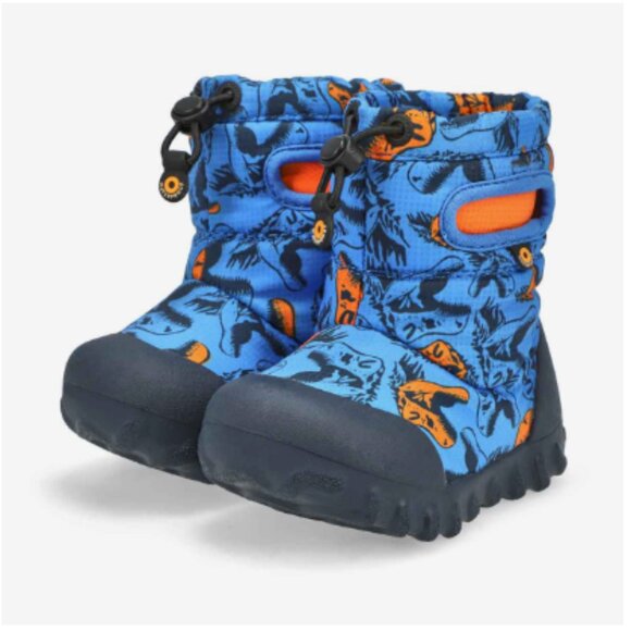 NWT Bogs B-MOC Snow Cool Dinos waterproof boots - Picture 1 of 5